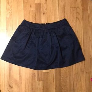 Navy banana republic skirt
